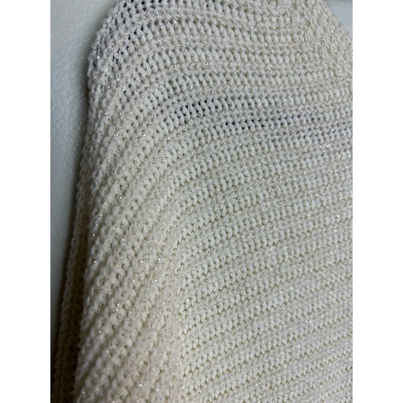 Ana White Open Knit Sweater Cotton Blend Size XL Scoop Neck Boho - Picture 4 of 9